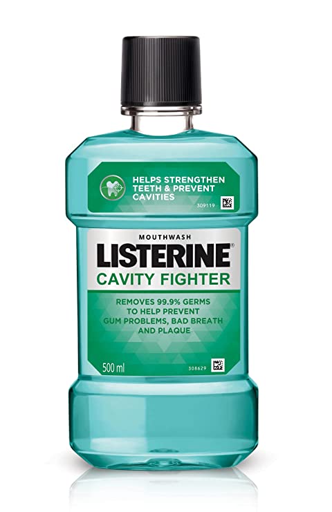 Listerine Mouthwash Liquid - Cavity Fighter