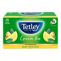 Tetley Ginger Mint & Lemon Green Te