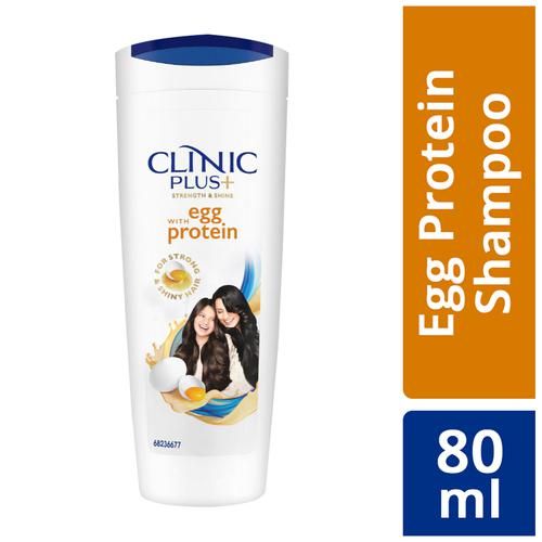 Clinic Plus Strength & Shine With Egg Protein Shampoo, 175 ml